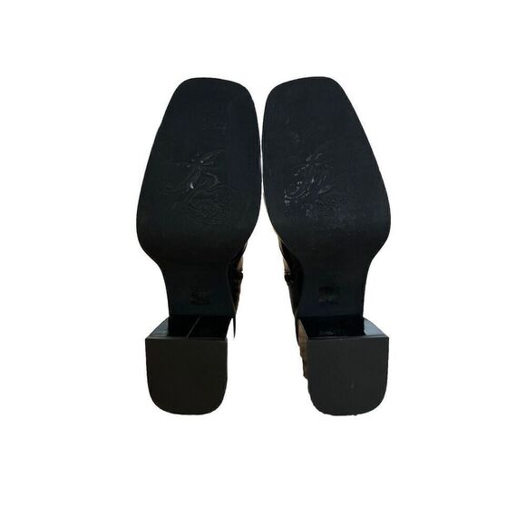 New Free People Ruby Shine Platform Bootie Black Size 40 - Picture 4 of 5